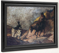 Don Quixote And Sancho Panza By Honore Daumier Phoenix 4x3