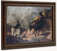 Don Quixote And Sancho Panza By Honore Daumier Phoenix 4x3