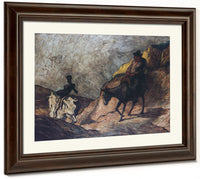 Don Quixote And Sancho Panza By Honore Daumier Phoenix 4x3
