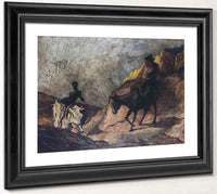 Don Quixote And Sancho Panza By Honore Daumier Phoenix 4x3