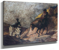 Don Quixote And Sancho Panza By Honore Daumier Phoenix 4x3