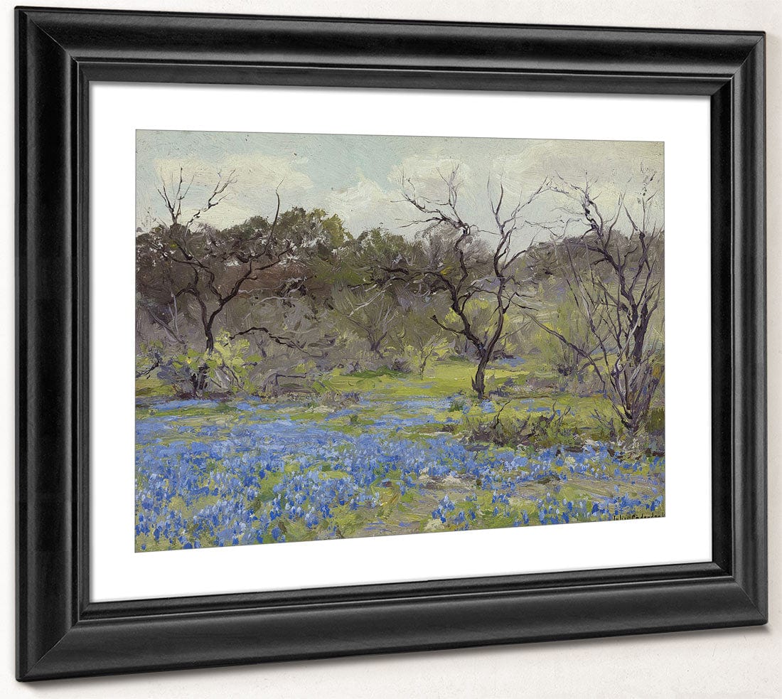 Early Spring Bluebonnets And Mesquite By Julian Onderdonk Phoenix 4x3
