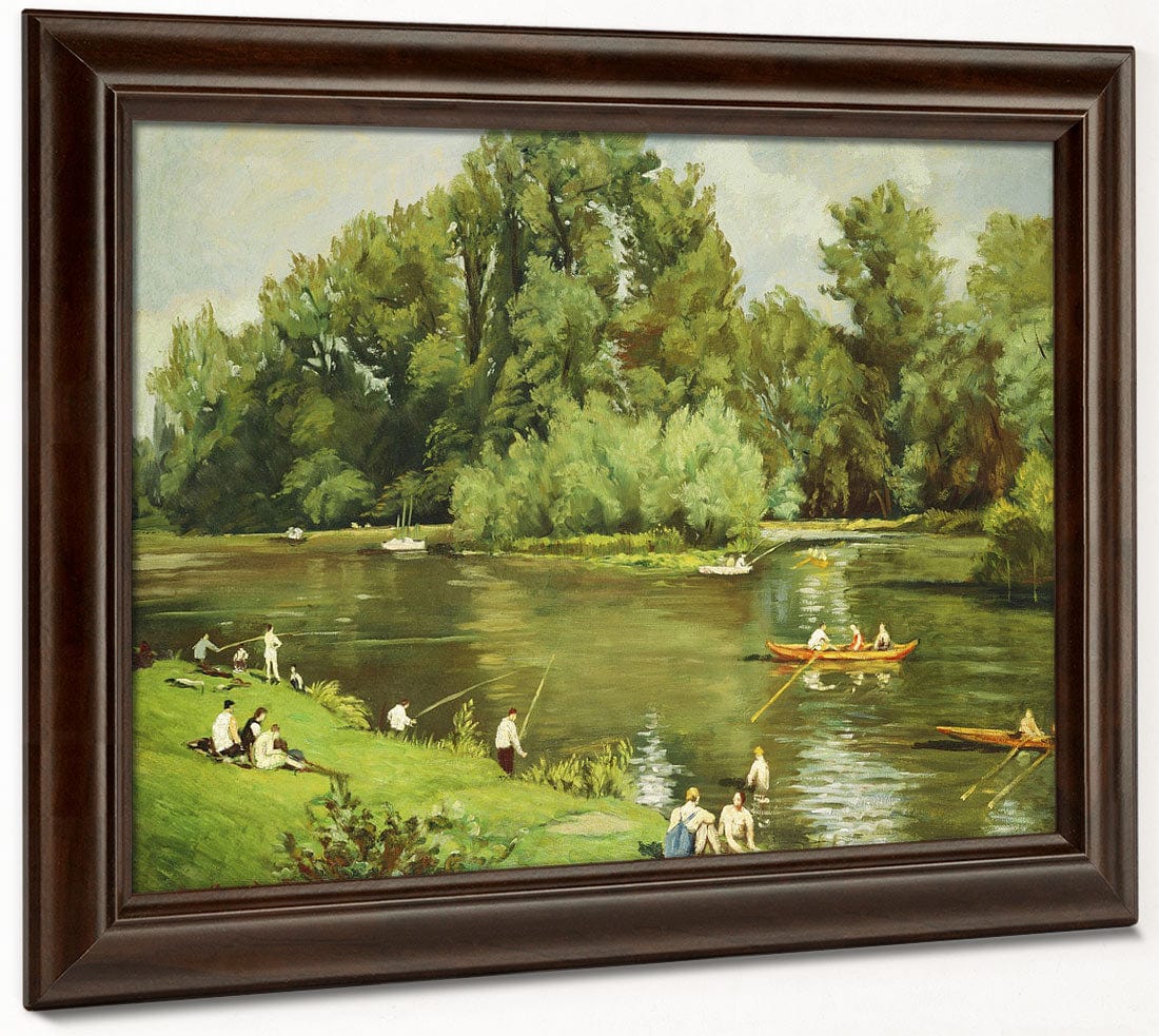 Edge Of The Marne By Emile Bernard Phoenix 4x3