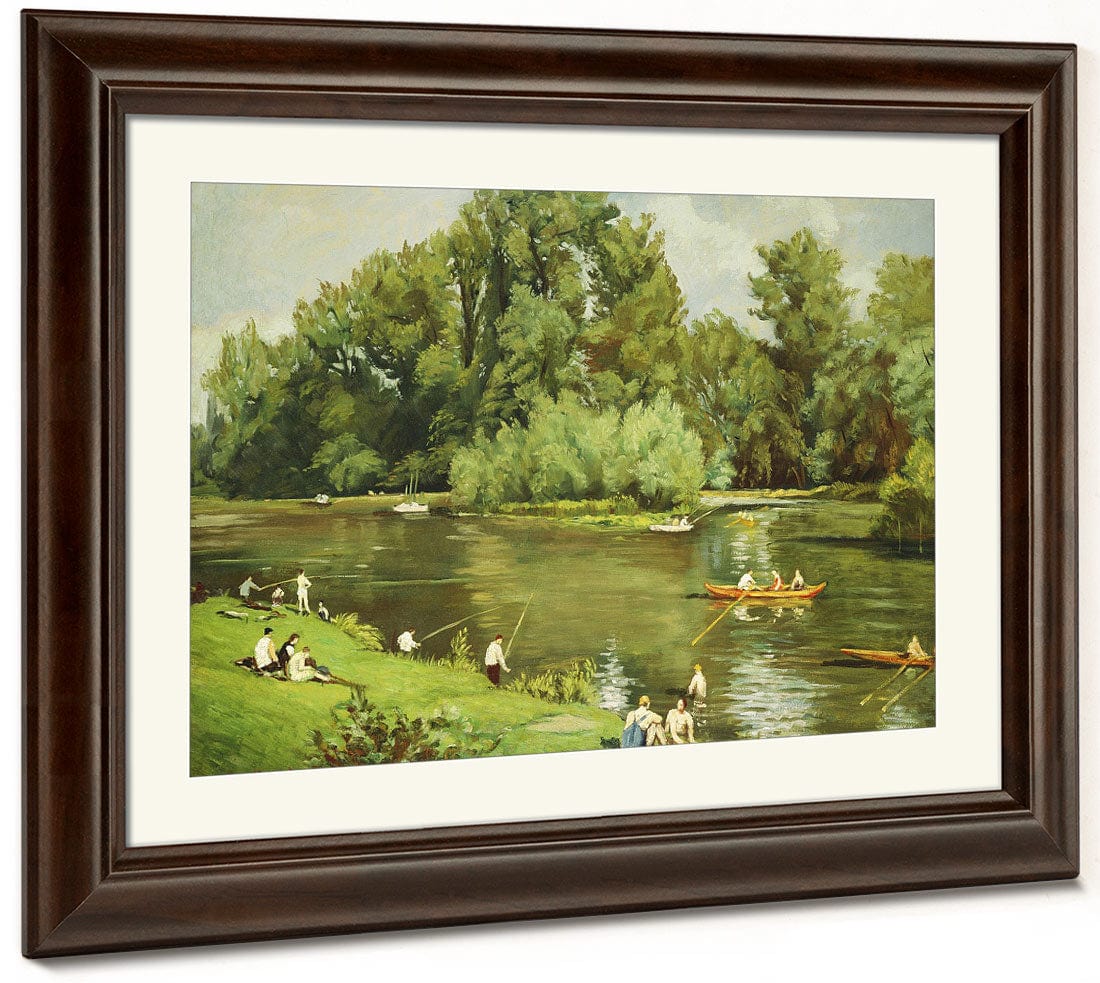 Edge Of The Marne By Emile Bernard Phoenix 4x3