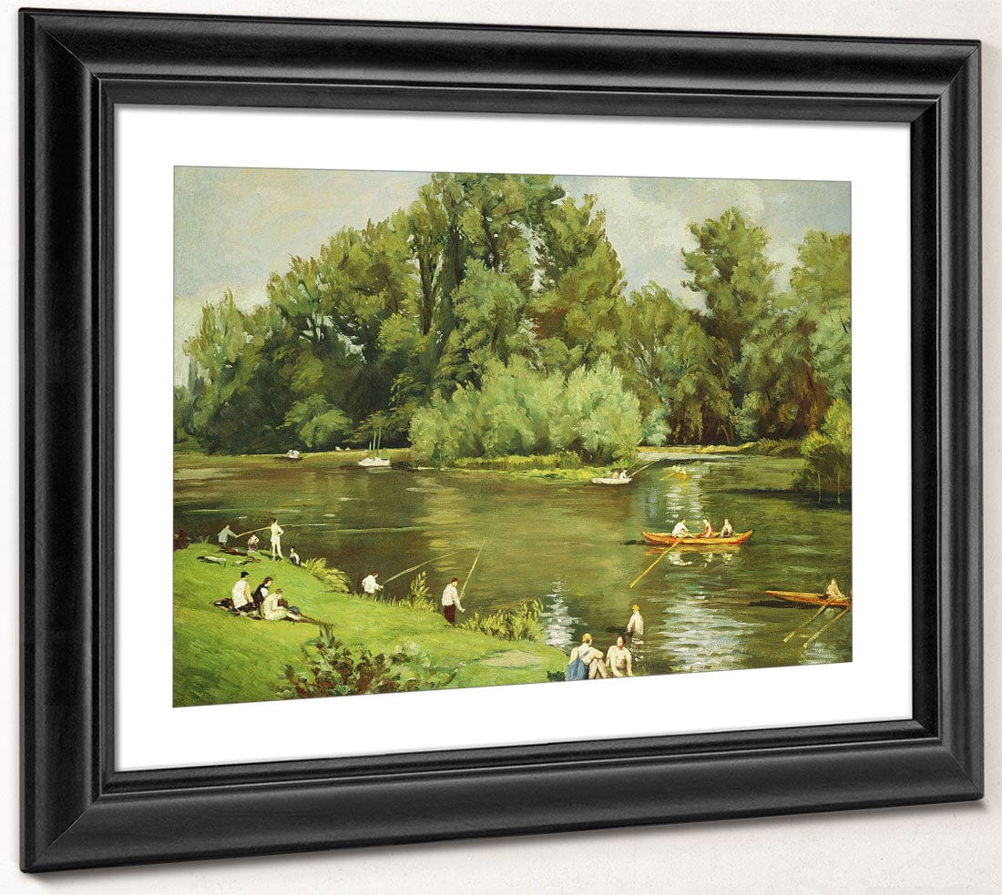 Edge Of The Marne By Emile Bernard Phoenix 4x3