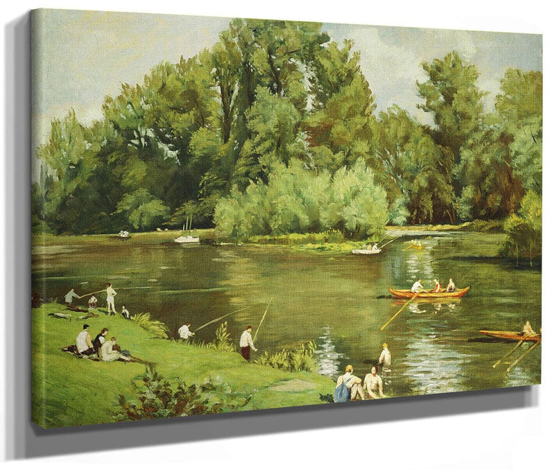 Edge Of The Marne By Emile Bernard Phoenix 4x3