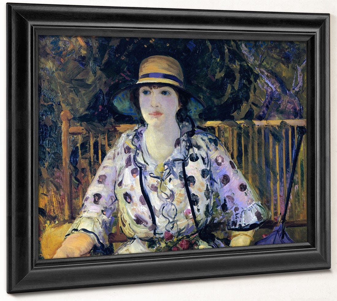 Emma In An Orchard 1916 By George Bellows Phoenix 4x3
