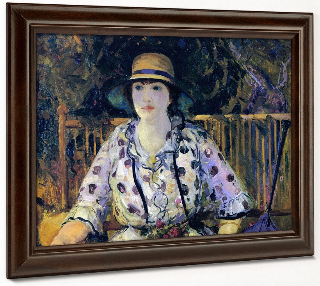 Emma In An Orchard 1916 By George Bellows Phoenix 4x3