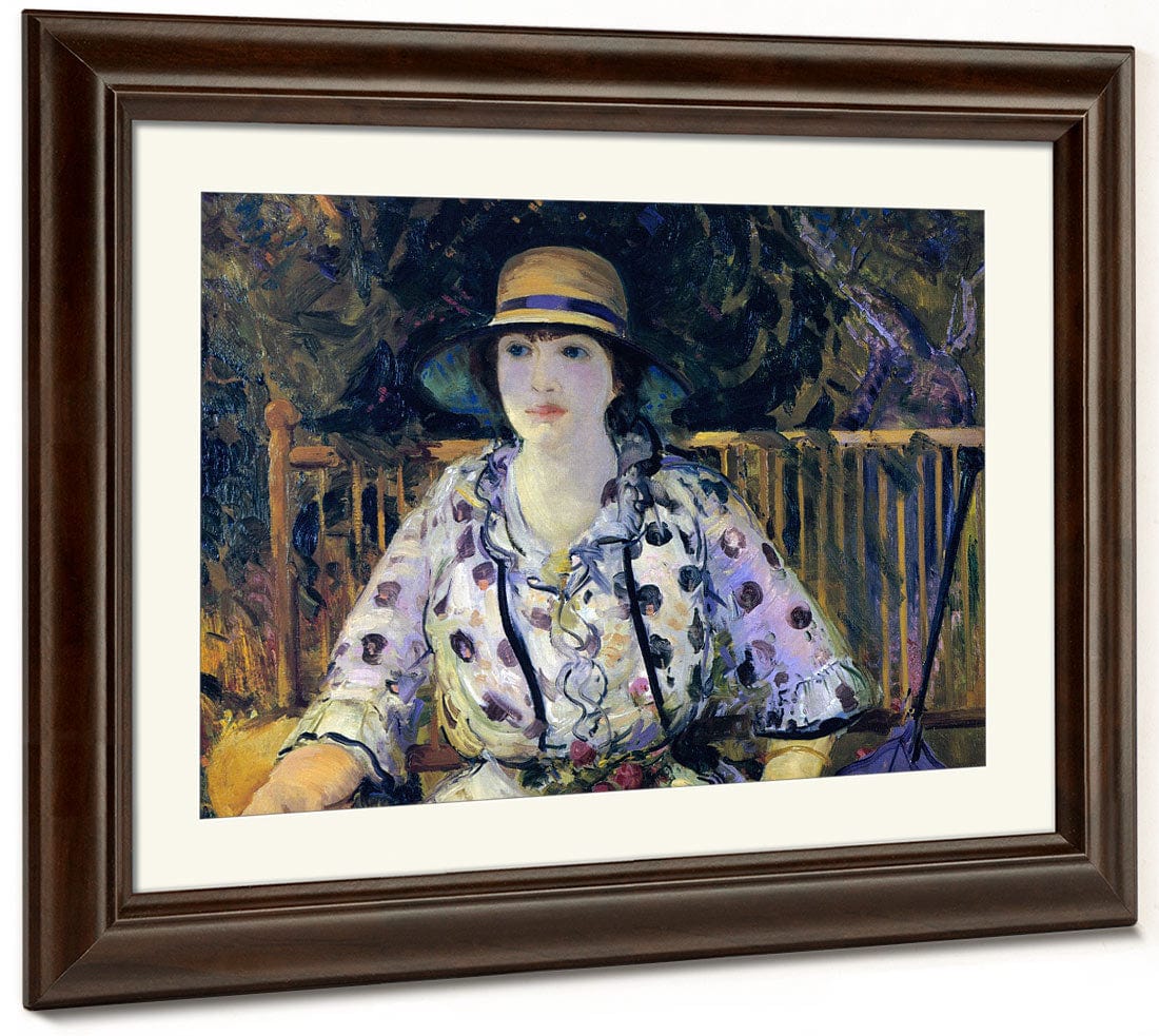 Emma In An Orchard 1916 By George Bellows Phoenix 4x3