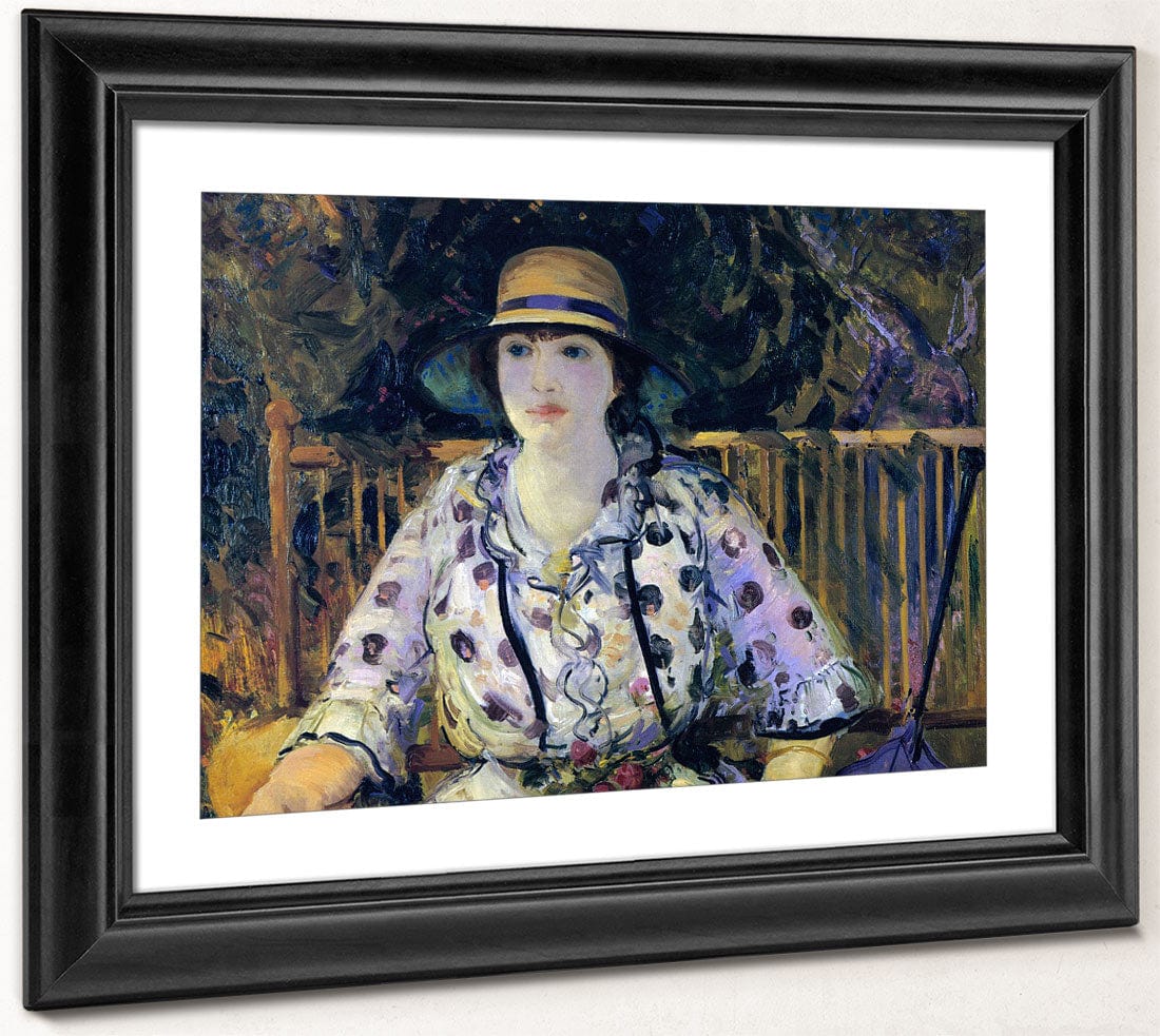 Emma In An Orchard 1916 By George Bellows Phoenix 4x3