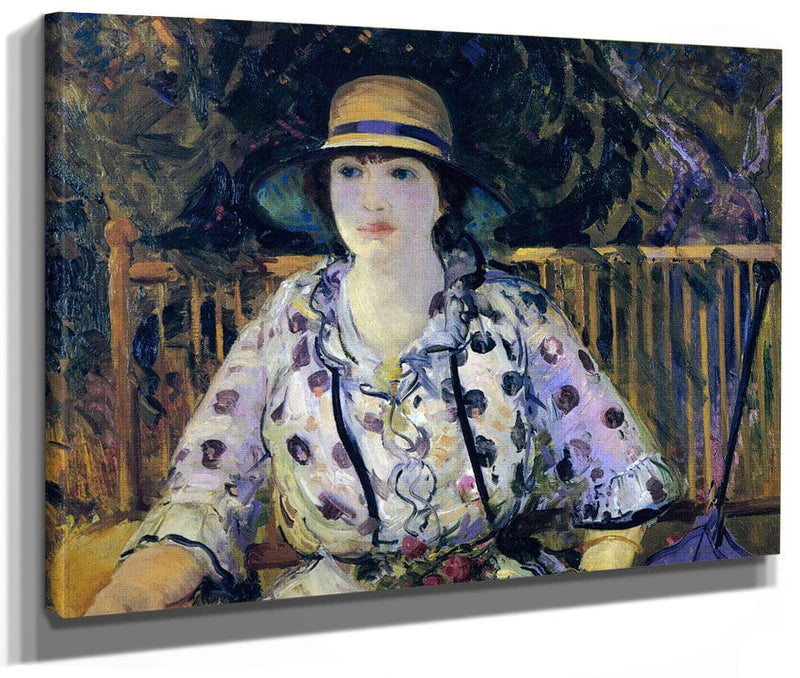 Emma In An Orchard 1916 By George Bellows Phoenix 4x3