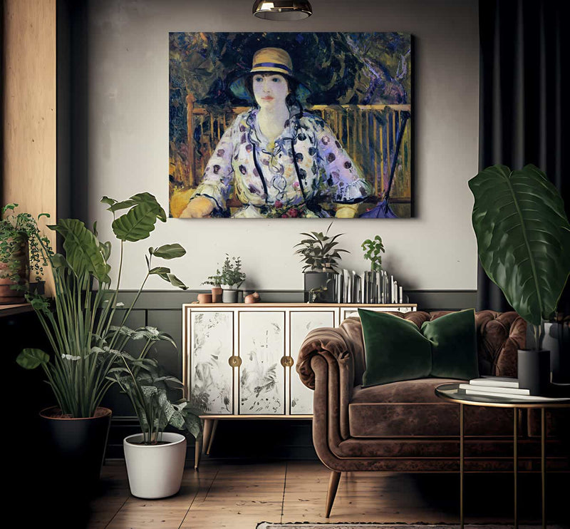 Emma In An Orchard 1916 By George Bellows Phoenix 4x3