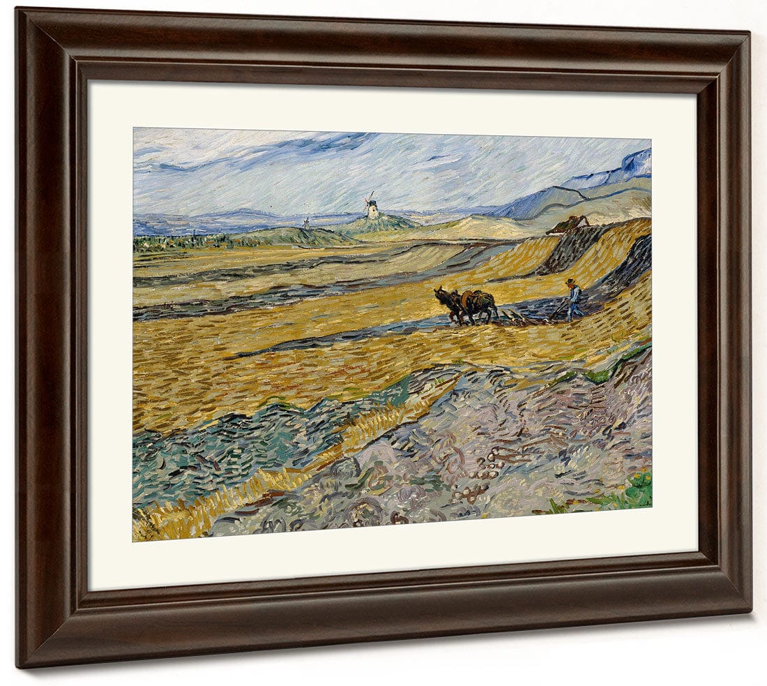 Enclosed Field With Ploughman By Vincent Van Gogh Phoenix 4x3