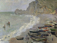 Etretat, Beach And The Porte D'amont By Claude Monet Phoenix 4x3