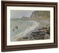 Etretat, Beach And The Porte D'amont By Claude Monet Phoenix 4x3