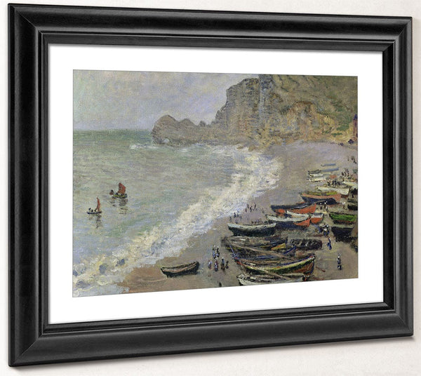 Etretat, Beach And The Porte D'amont By Claude Monet Phoenix 4x3