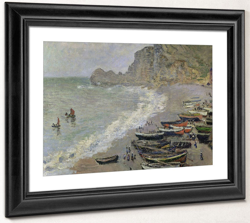 Etretat, Beach And The Porte D'amont By Claude Monet Phoenix 4x3