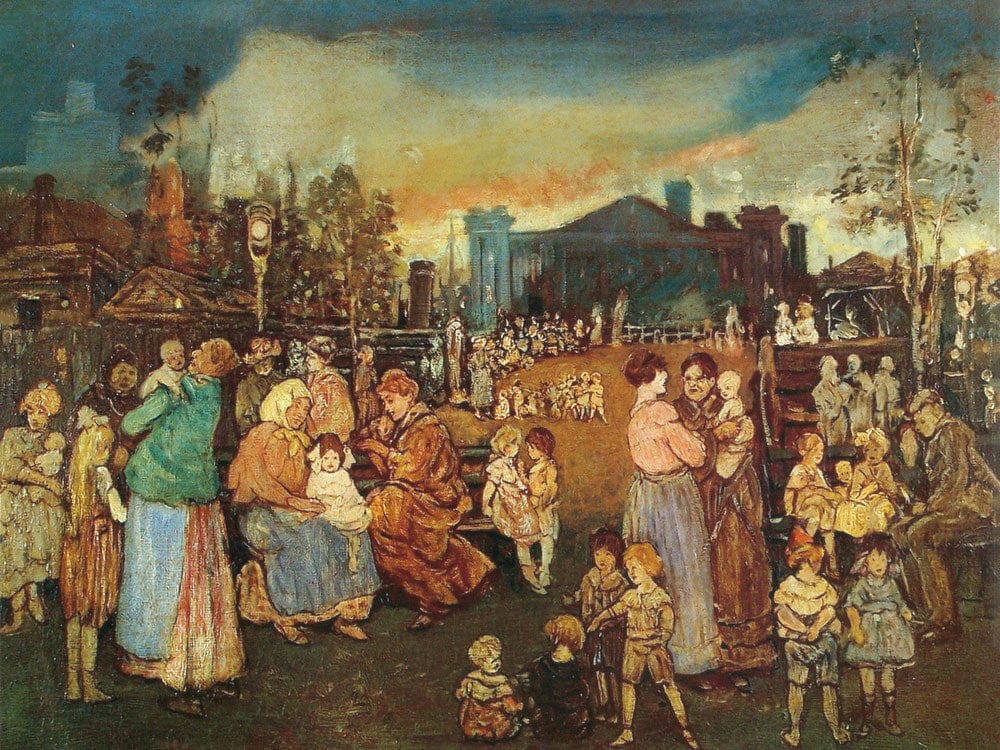 Evening Recreation 1920 By Jerome Myers Phoenix 4x3