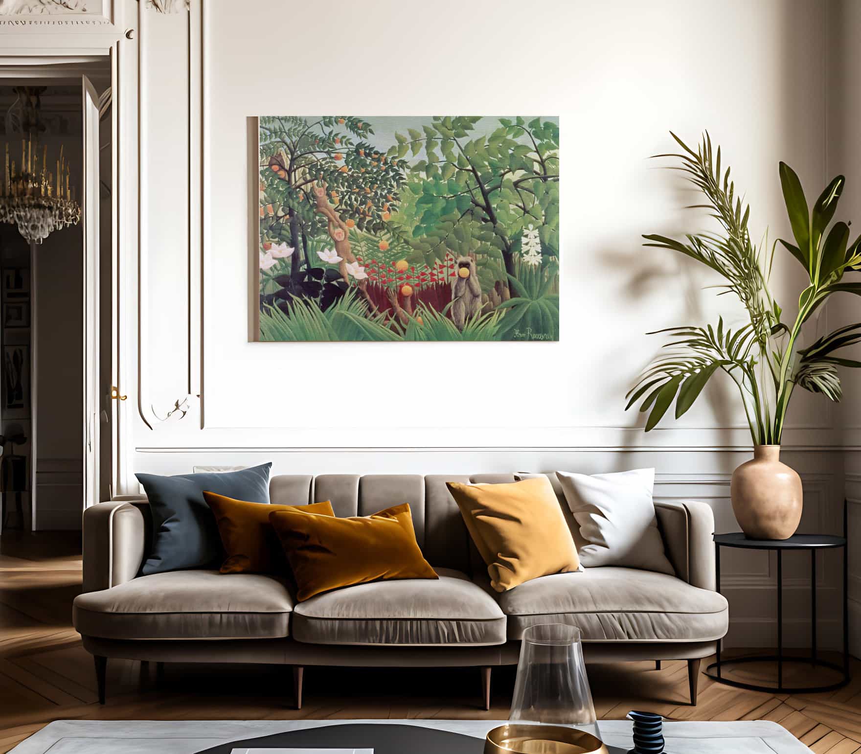 Exotic Landscape By Henri Julien Felix Rousseau Phoenix 4x3