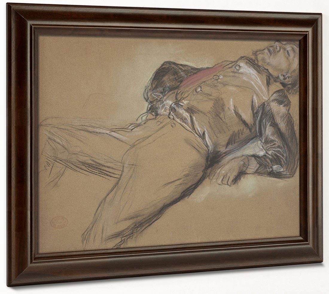 Fallen Jockey (Study For Scene From The Steeplechase The Fallen Jockey) By Edgar Degas Phoenix 4x3