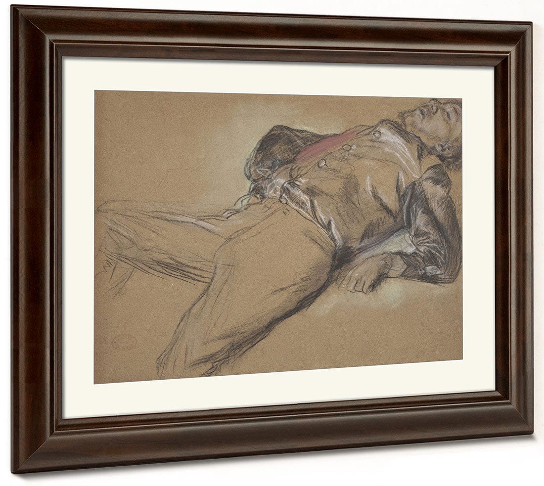 Fallen Jockey (Study For Scene From The Steeplechase The Fallen Jockey) By Edgar Degas Phoenix 4x3