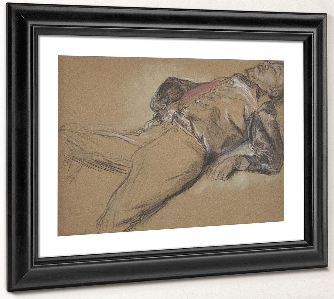 Fallen Jockey (Study For Scene From The Steeplechase The Fallen Jockey) By Edgar Degas Phoenix 4x3