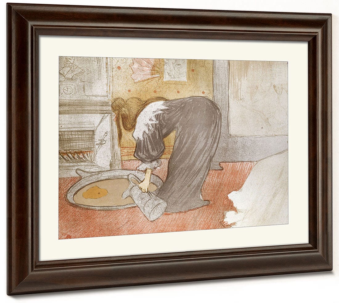 Femme Au Tu (Woman With Washtub) By Henri Marie Raymond De Toulouse Lautrec Monfa Phoenix 4x3