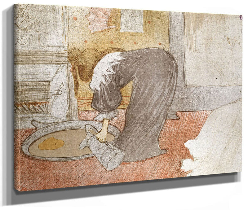 Femme Au Tu (Woman With Washtub) By Henri Marie Raymond De Toulouse Lautrec Monfa Phoenix 4x3