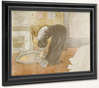 Femme Au Tub (Woman In The Bath), From The Elles Series By Henri Marie Raymond De Toulouse Lautrec Monfa Phoenix 4x3