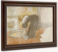 Femme Au Tub (Woman In The Bath), From The Elles Series By Henri Marie Raymond De Toulouse Lautrec Monfa Phoenix 4x3