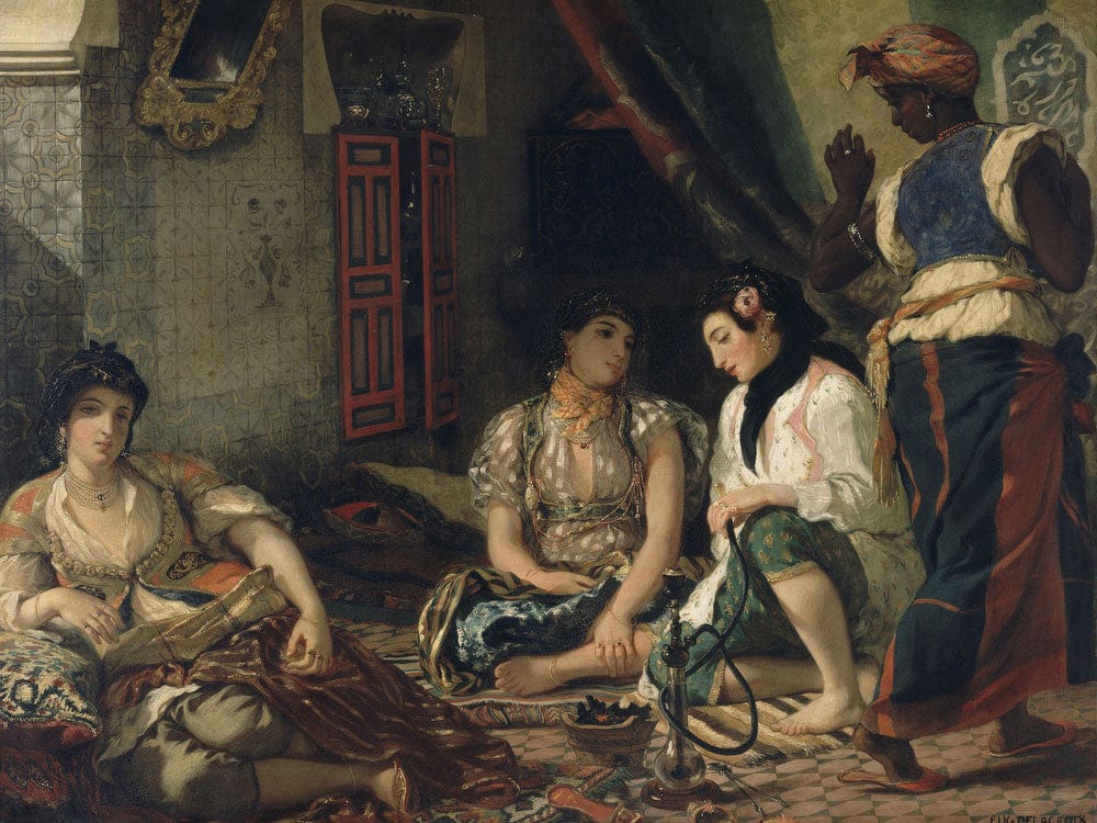 Femmes D'alger Dans Leur Appartement By Ferdinand Victor Eugene Delacroix Phoenix 4x3