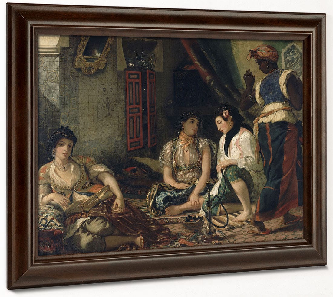 Femmes D'alger Dans Leur Appartement By Ferdinand Victor Eugene Delacroix Phoenix 4x3