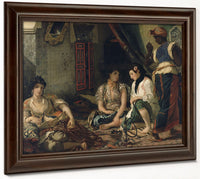 Femmes D'alger Dans Leur Appartement By Ferdinand Victor Eugene Delacroix Phoenix 4x3