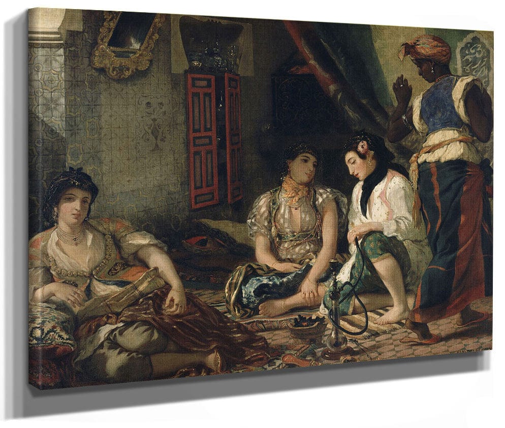 Femmes D'alger Dans Leur Appartement By Ferdinand Victor Eugene Delacroix Phoenix 4x3