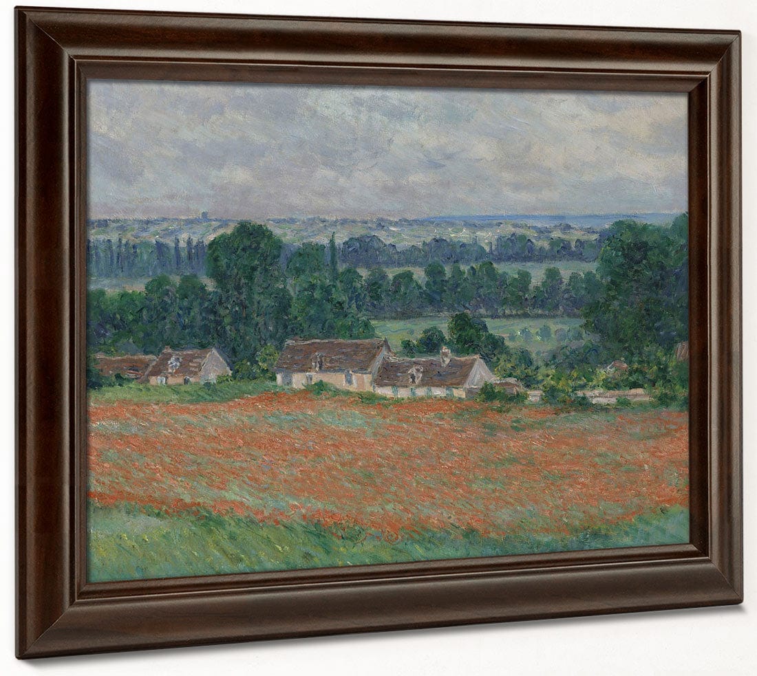 Field Of Poppies, Giverny By Claude Monet Phoenix 4x3