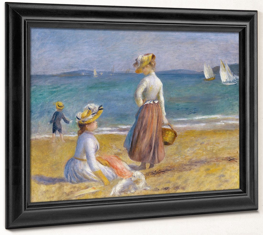 Figures On The Beach 1 By Pierre Auguste Renoir Phoenix 4x3