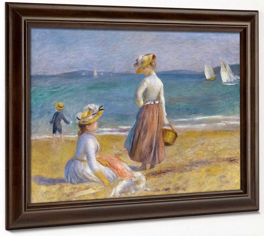 Figures On The Beach 1 By Pierre Auguste Renoir Phoenix 4x3