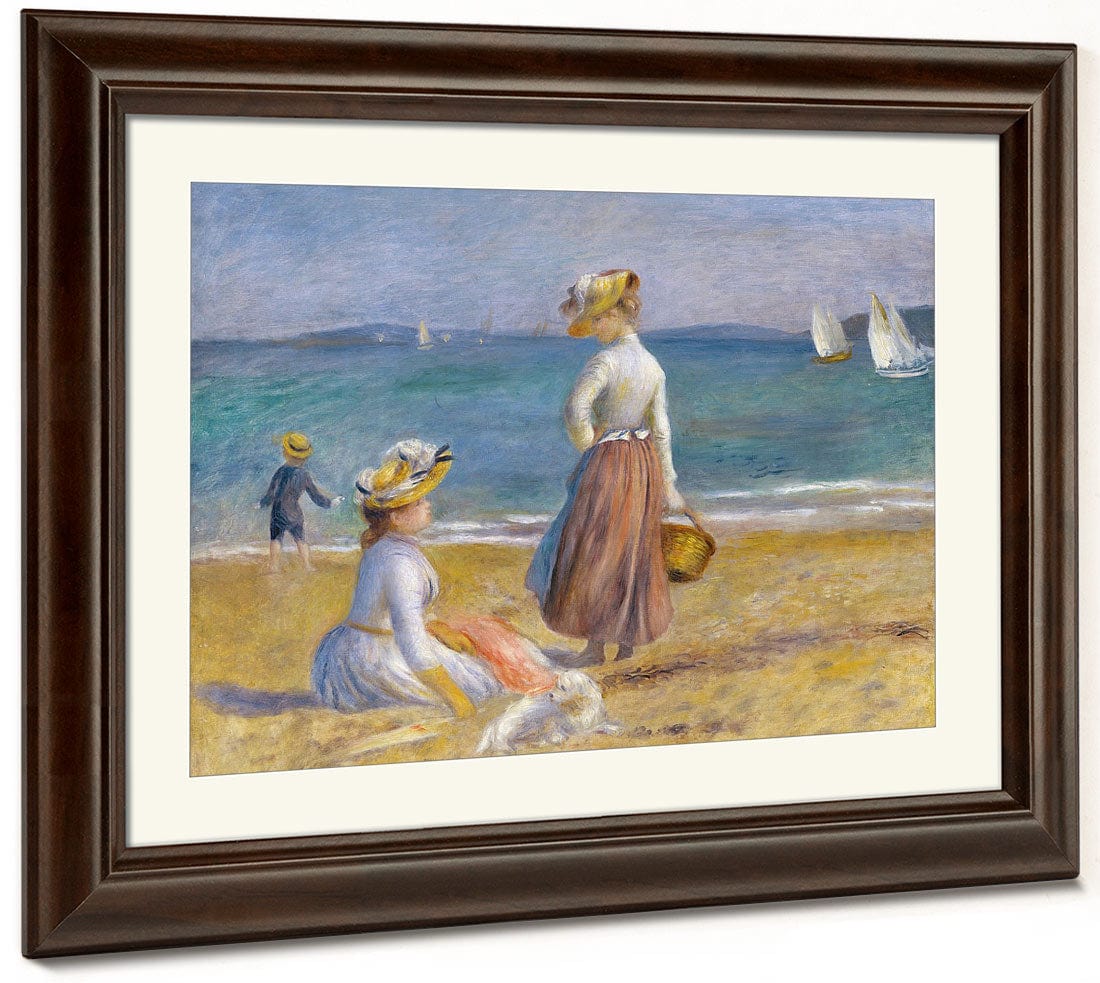 Figures On The Beach 1 By Pierre Auguste Renoir Phoenix 4x3