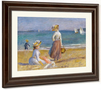 Figures On The Beach 1 By Pierre Auguste Renoir Phoenix 4x3