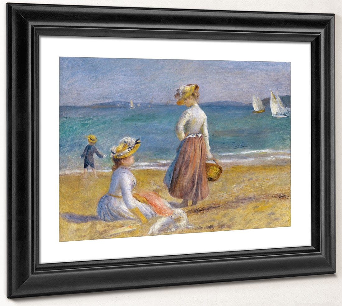 Figures On The Beach 1 By Pierre Auguste Renoir Phoenix 4x3