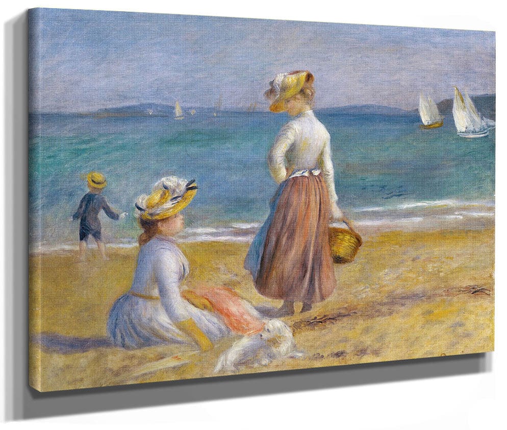Figures On The Beach 1 By Pierre Auguste Renoir Phoenix 4x3