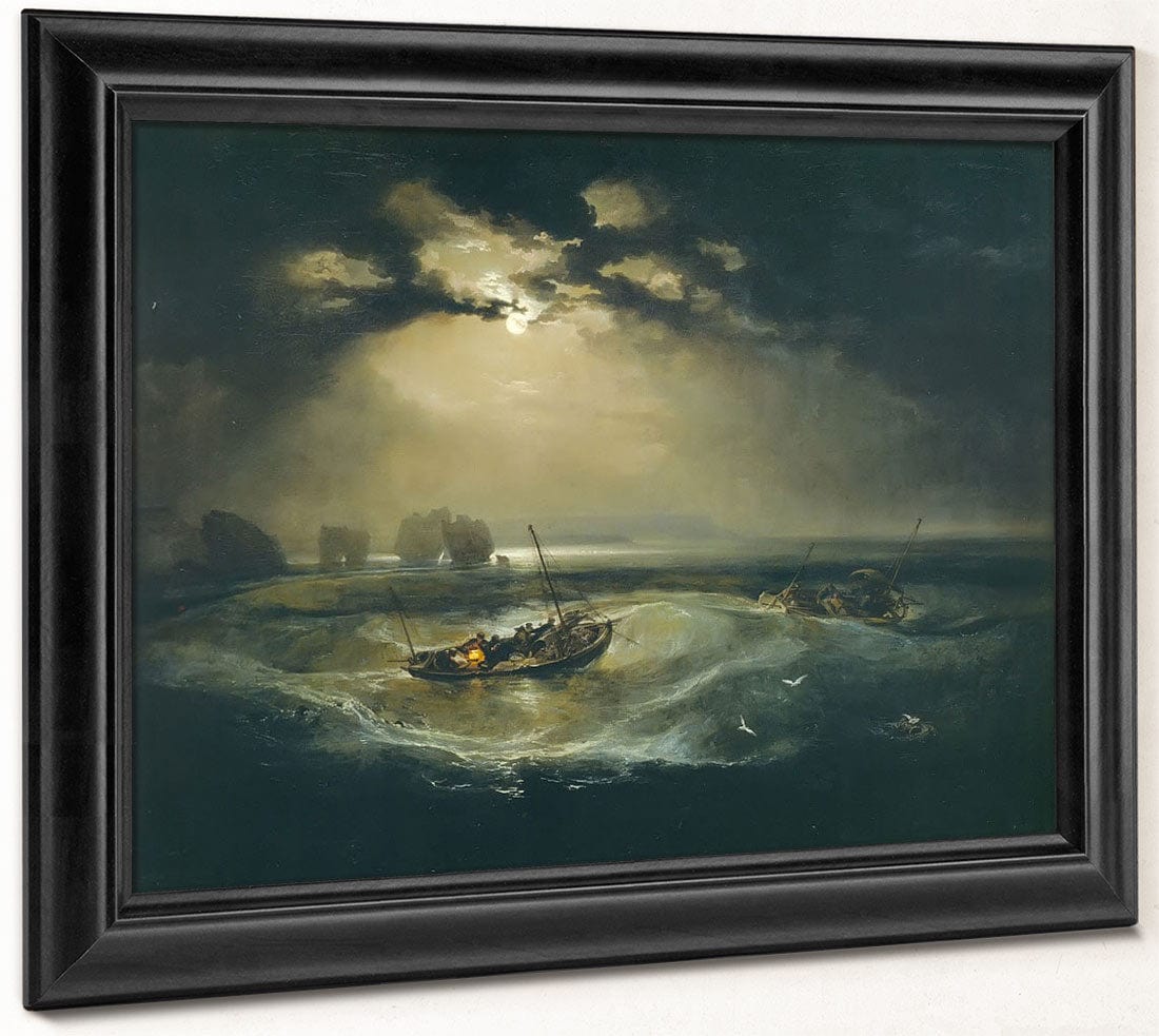 Fisherman At Sea (The Cholmeley Sea Piece) By Jwm Turner Phoenix 4x3