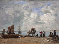 Fishermen's Wives At The Seaside By Eugene Boudin Phoenix 4x3