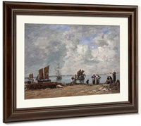 Fishermen's Wives At The Seaside By Eugene Boudin Phoenix 4x3