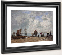 Fishermen's Wives At The Seaside By Eugene Boudin Phoenix 4x3