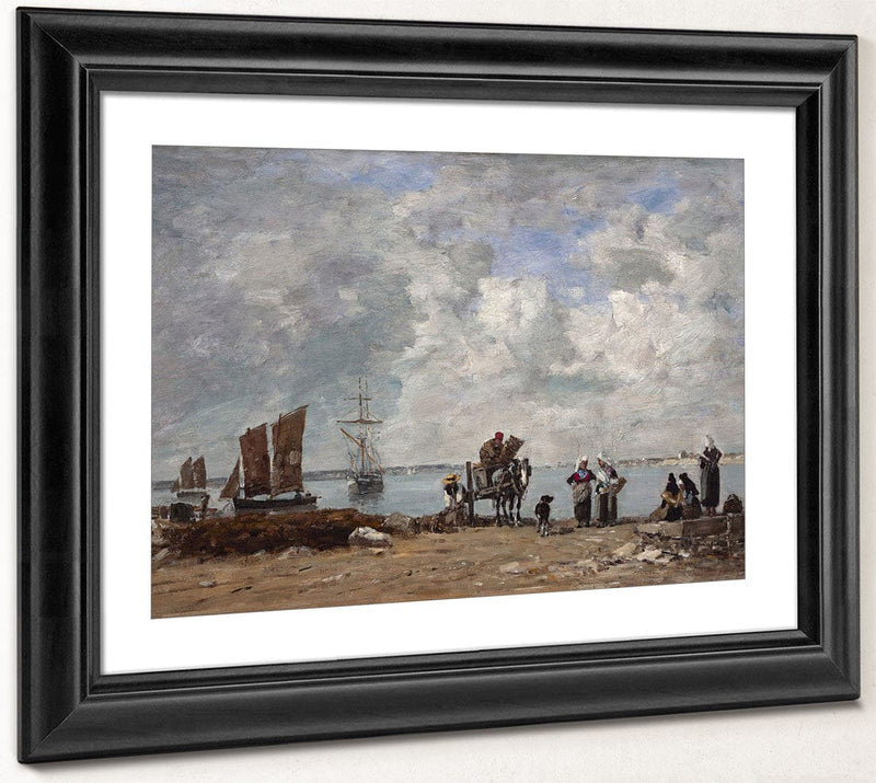 Fishermen's Wives At The Seaside By Eugene Boudin Phoenix 4x3
