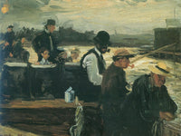 Fishing For Lafayettes 1908 By John Sloan Phoenix 4x3