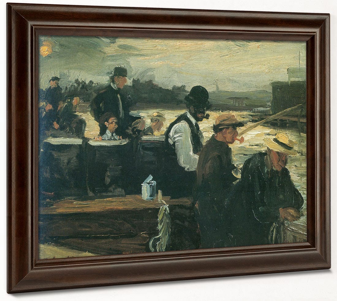 Fishing For Lafayettes 1908 By John Sloan Phoenix 4x3