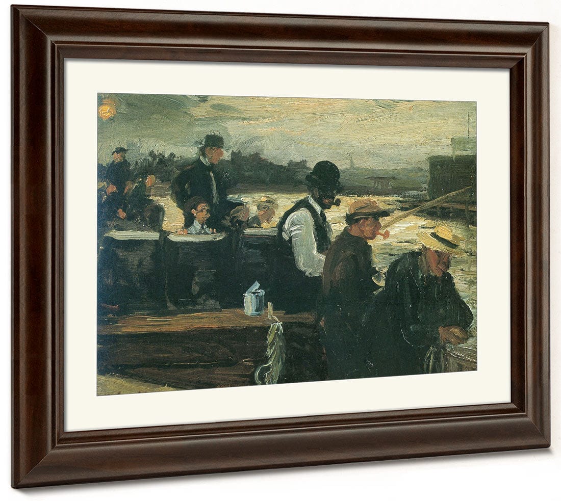 Fishing For Lafayettes 1908 By John Sloan Phoenix 4x3