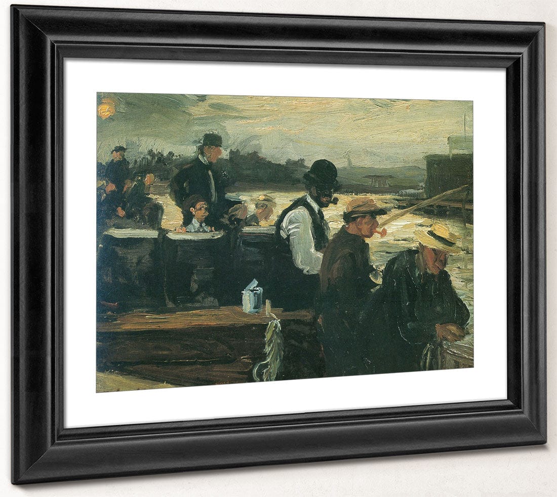 Fishing For Lafayettes 1908 By John Sloan Phoenix 4x3